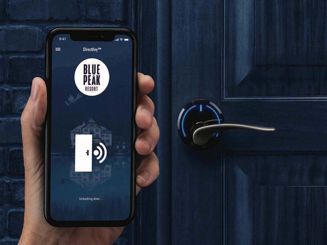 Abertura de Fechadura Eletronica com Smartphone