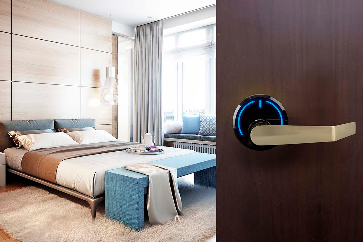 fechadura eletronica hotel onity serene rfid bluetooth